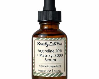 Serum z Argireline 20% + Matrixyl 3000 Peptide | Przeciwstarzeniowy środek wygładzający zmarszczki | 1 uncja+
