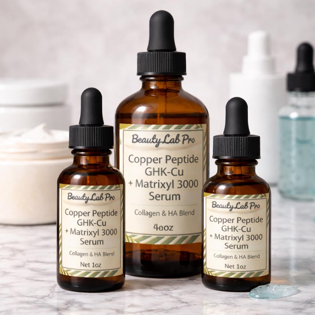 Buy Copper Peptide Ghk-cu Serum + Matrixyl 3000 | Anti-aging Collagen HA  Blend | 1oz+ Online in India