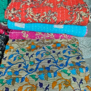 Indian Handmade Quilts and bedspread, Hand Stitched Quilt, Twin Size Quilts for sale