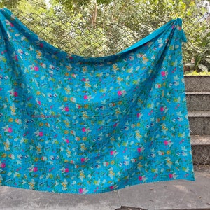 Large Selection : Cotton Kantha Indian Quilts Throw Bedspread Handmade Bedding Blanket Hippie All Sizes Coverlets