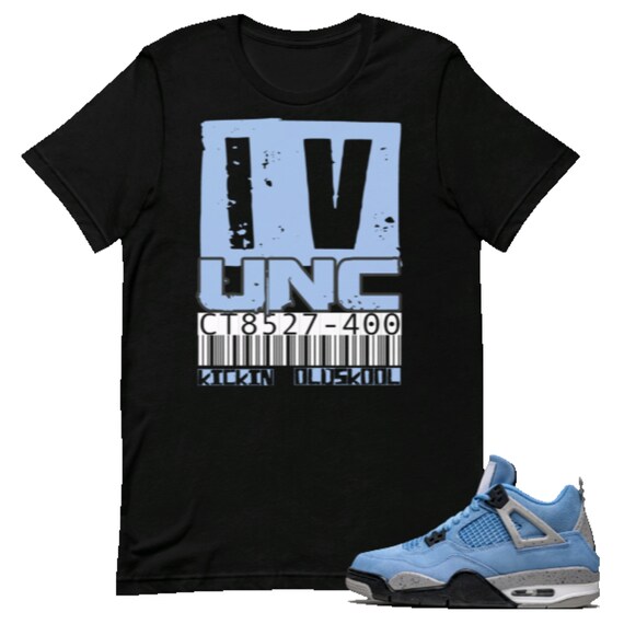 retro 4 unc shirt