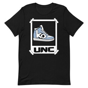 Shirt to Match Retro 1 Jordan UNC - Sneaker Polaroid Graphic Tee