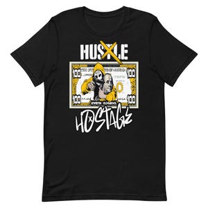 Shirt to Match Jordan 6 Retro Yellow Ochre - Hustle Hostage Graphic Sneaker Tee