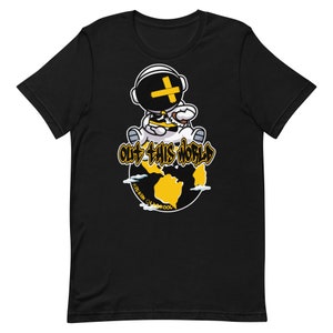 Shirt to Match Jordan Retro 6 Yellow Ochre - Astronaut World Graphic Sneaker Tee