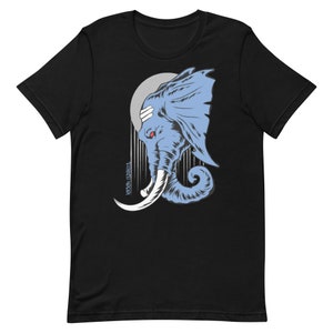 Shirt to Match Jordan 1 High OG UNC Blue - Elephant Drip Streetwear Graphic Sneaker Tee