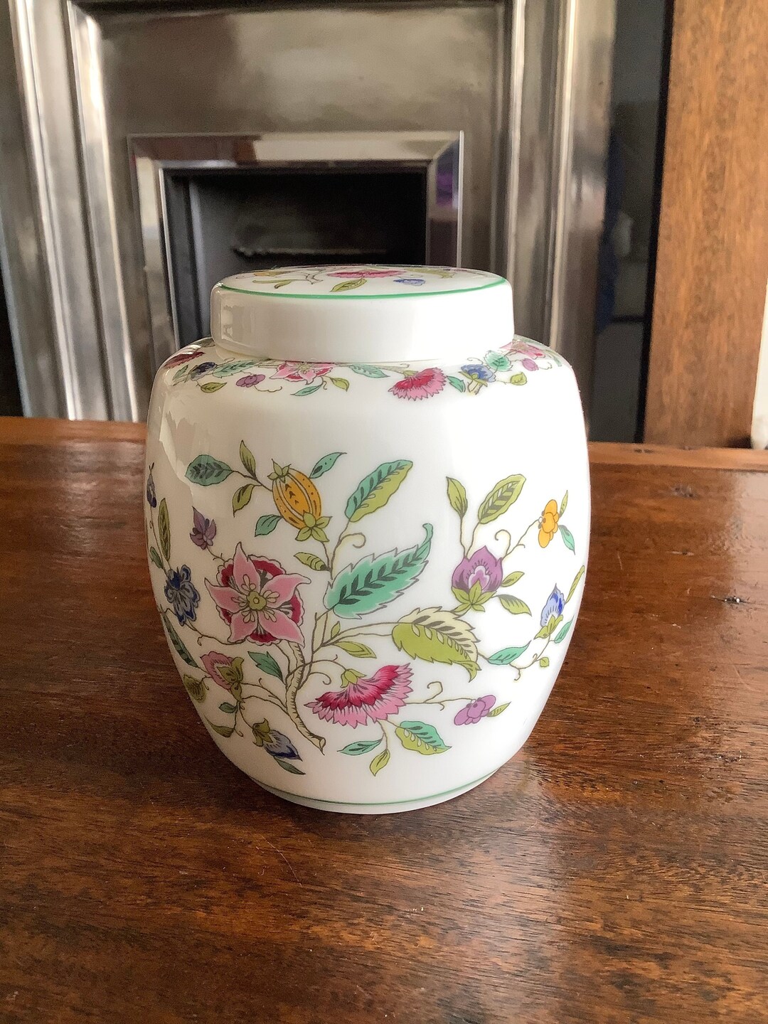 Haddon Hall Minton Ginger Jar, Fine Bone China, Perfect Condition