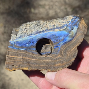 Koroit Boulder Opal Specimen: Australian Yowah Opal for Cutting