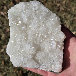 Apophyllite Plate | Raw Apophyllite Crystals | Collector Piece. See Video! US Seller! US Shipping