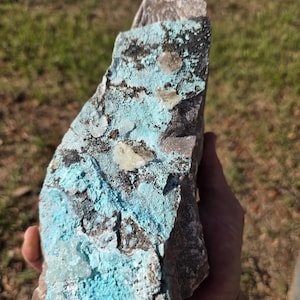 Shattuckite and Chrysocolla with quartz, Sonora, Mexico, Cabinet Collector Shattuckite quartz on druzy quartz, US Seller and Fast Shipping!!