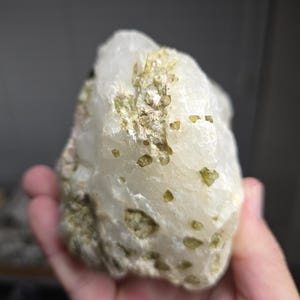 Green Brazilian Tourmaline in Quartz with Stand | Tourmaline in Quartz from Minas Gerais, Brazil | Free Shipping and US Seller!!