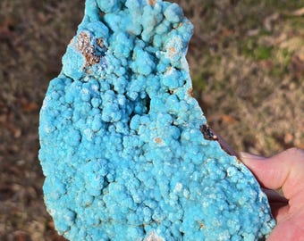 Botryoidal Blue Hemimorphite Collector's Display Mineral Specimen