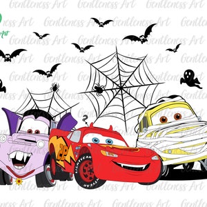 Happy Halloween Cars Svg, Spooky Vibes, Halloween Masquerade, Trick Or Treat Svg, Svg, Png Files For Cricut Sublimation
