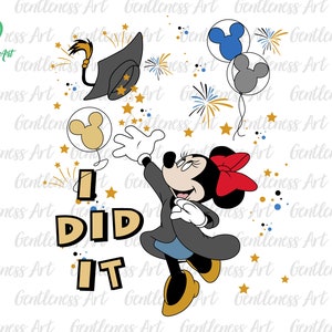 Je l'ai fait Graduation 2025 Svg, Graduation Senior 23, Diplômé Tassel au château Svg, Graduation voyage Svg