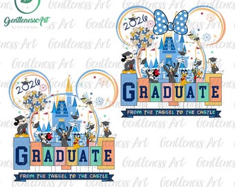 Bundle Family Graduation 2026 Png, Graduation Senior 26, Graduate Tassel To Castle Png, Graduation Trip Png