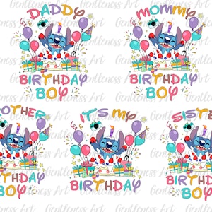 It's My Birthday Bundle Png, Happy Birthday Png, Funny Dog Png, Cartoon Png, Png Files For Sublimation