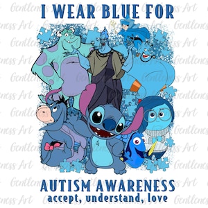 Extraterrestre azul viste de azul para el día del autismo, concientización sobre el autismo, está bien ser diferente, camiseta a juego para la familia del autismo, autismo, aceptación, comprensión, amor