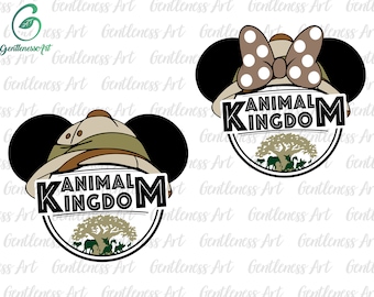 Mickey Mouse Animal Kingdom Svg, Magical Kingdom Svg, Family Vacation ...
