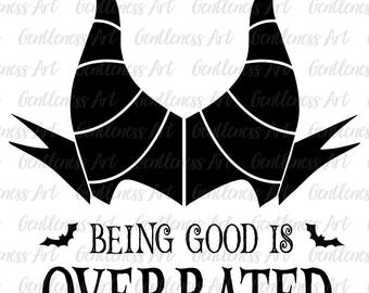 Ser bueno está sobrevalorado (SVG), Halloween retro (SVG), Chicas malas, Villanos malvados (SVG), Citas divertidas de Halloween, Banda de villanos, Club de brujas malas (SVG)