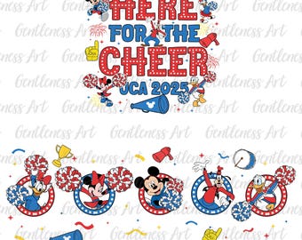 Mouse Cheer Shirt Png, Mouse & Friends Png, Cheer Shirt Design, Cheerleader 2025 Png, Funny Characters Png