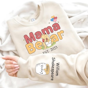 Camiseta personalizada para el Día de la Madre (en formato PNG), camiseta de Mamá Osa (en formato PNG), camiseta personalizada para mamá niño (en formato PNG), sudadera personalizada para Mamá Osa (en formato PNG), regalo para el Día de la Madre (en formato PNG)