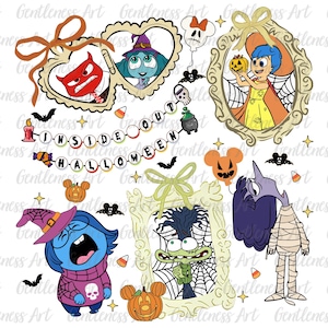 Santé mentale Halloween PNG, Halloween plein d'émotions Png, Coquette ruban coeur magique miroir Png, thérapie d'Halloween, citrouille effrayante Png