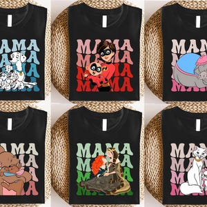 In My Mama Era Png Bundle, Mama Png, Cartoon Mom Gift, Mom Sublimation, Happy Mother's Day ClipArt, Hero Mom PNG, Mom Characters Png
