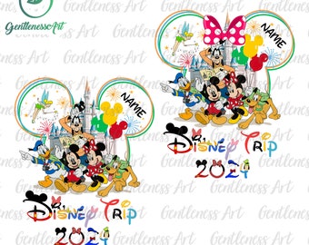 Custom Family Trip 2024 Png, Family Vacation Png, Friend Squad Png, Vacay Mode Png, Magical Kingdom Png, Sublimation Design