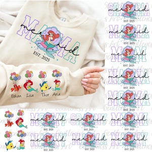 Princesa Mamãe Personalizada Est. 2025 PNG, Mamãe com Nome de Criança na Manga, PNG de Mãe Personalizada, Princesa Mamãe PNG, Dia das Mães PNG, Presente para Mamãe