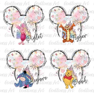 Bundel aquarel Mousehead vriendschap png, Magic Kingdom-reis png, beste vrienden, familievakantie png, familie-uitje png, fijne vakantie