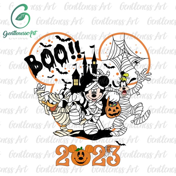 Halloween Mummy Mouse And Friends, Halloween Masquerade, Trick Or Treat Svg, Spooky Vibes, Mummy, Holiday Season