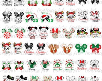 Bundle Merry Christmas Svg Png, Christmas Character, Christmas Squad Svg, Christmas Friends Svg, Holiday Season Svg