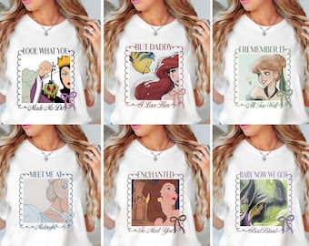 Vintage Princess Png Bundle, Princess Graphics, Villain Characters Png, Girls Trip Png, Family Vaction Png, Princess Trip, Digital Download