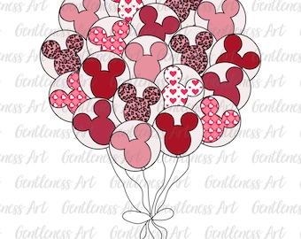 Balloon Valentine Heart Svg Png, Valentine Day Svg, Conversation Hearts Svg, Cupid Lover Svg, Couple Svg, Love XOXO Cricut Sublimation