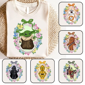 Galaxy War Characters shirt Png Bundle, Movie Fan Gift, Pastel Cartoon Boy/Girl Toddler, Gift For Kids Design Png, Movie Holiday 2025