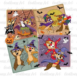 Costume di Halloween vintage in formato PNG, Atmosfere spettrali in formato PNG, Amici, Dolcetto o scherzetto, Strega di Halloween in formato PNG, File PNG per sublimazione