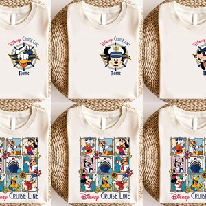 9 fichiers png pour chemise capitaine souris recto-verso, thème pirates, croisière familiale personnalisée 2025, bateau de croisière magique sur mesure, croisière assortie