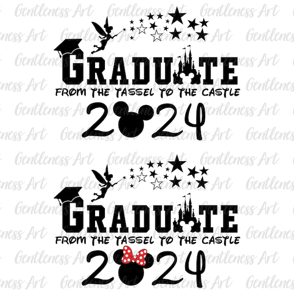 Bundle Graduation 2024 Svg, Graduation Senior 24, Graduate Tassel To Castle Svg, Graduation Trip Svg, Family Graduate Svg