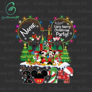 Nome personalizado de Natal Png, Mouse e amigos Png, O lugar mais mágicoEsquadrão de Natal Png, Amigos de Natal Png, Feriado de Natal Png