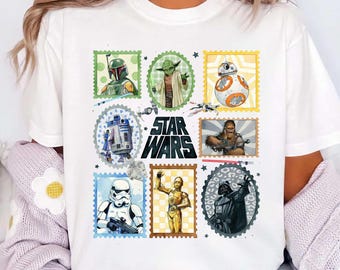 Vintage Space Travel Shirt Png, Magic Kingdom Stamps Png, May The 4th Be With You Png, Family Vacation Png, Sci-Fi Series, Galaxy Movie Png