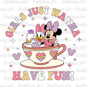Girls Just Wanna Have Fun Svg, Summer Vibes Svg, Groovy Style Svg, Beach Vibes Svg, Besties Svg, zus Svg