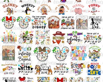 Family Vacation Png Bundle, Making Family Memories, You've Got A Friend In Me Png, Friendship Png, Friend Squad Png, Magical Kingdom Png