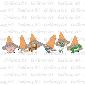 Lustige Spielzeugfiguren in Verkehrskegeln Shirt Png, Kreuzung Shirt Png, für Jungen / Mädchen Reise, Vintage Kleinkind Kinder Design Urlaub 2025
