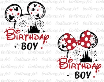 Paquete SVG de cumpleaños de niño, SVG de feliz cumpleaños, SVG de vacaciones familiares, Modo vacaciones, SVG del Reino Mágico