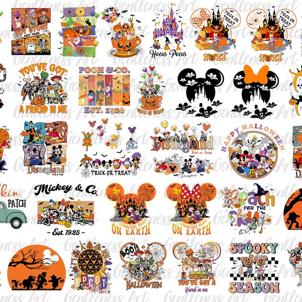 50+ Halloween PNG SVG Bundle, Trick Or Treat Png, Spooky Vibes Png, Halloween Svg Cut Files, Halloween Png Sublimation, Funny Halloween