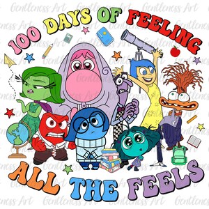 Przeżyłem 100 dni szkoły Png, Cartoon School Png, 100 dni szkoły Png, Emotions Cartoon Png, Teacher Cartoon Png, Digital Download