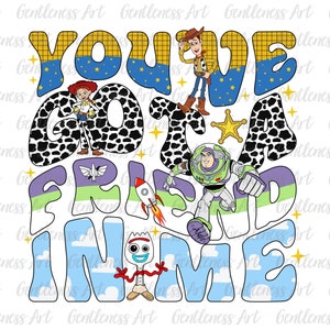 Groovy Sie haben einen Freund in mir svg, Freundschaft svg, Vacay-Modus-Svg, magisches Königreich-Svg, Familienurlaub-Svg, Familienreise-Svg