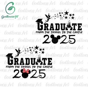 Ensemble Svg de l'obtention du diplôme 2025, Obtention du diplôme senior 24, Svg diplômé pompon au château, Svg voyage de remise des diplômes, Svg famille diplômé