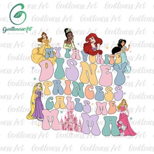 Camiseta Minha Princesa Favorita Me Chama De Mamãe Png, Design De Camiseta Princesas, Camiseta Mamãe Png, Presente Da Filha Camiseta Png, Viagem Em Família 2025