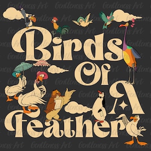 T-shirt cartoon vogels png, prinses png, cartoon bijpassend T-shirt png, familievakantie png, sublimatie prinses png