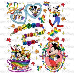 In meiner Pride Era Png, Maus Regenbogen T-Shirt Design, LGBT Regenbogen Pride Month Png, Achtung der Rechte von Schwulen, Lesbischen Unterstützung, Pride Familienausflug